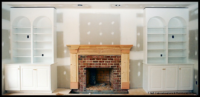 Bookcases Fireplace Surround